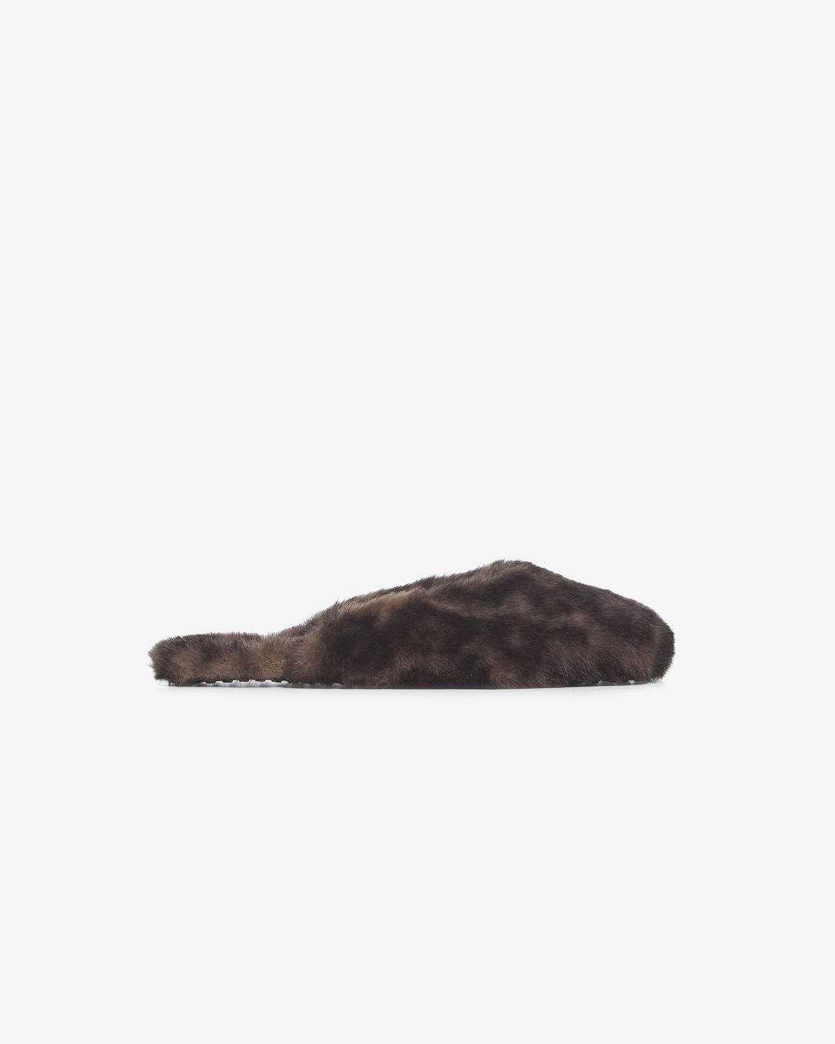 Apparis Demi Mule Slipper in Dark Leopard