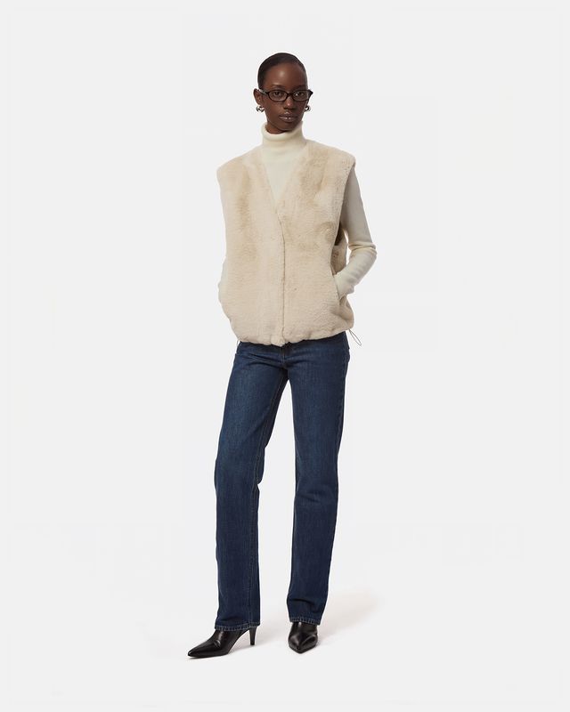 Apparis Lyle Vest in Latte