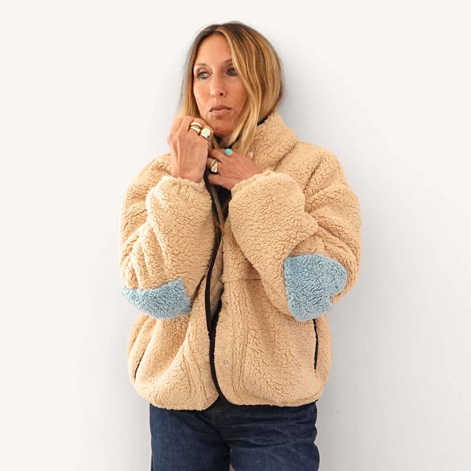 Kerri Rosenthal Coze Magoze Jacket in Teddy Brown