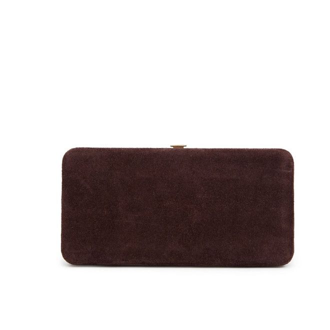 Clare V. Le Tabac in Suede Truffle