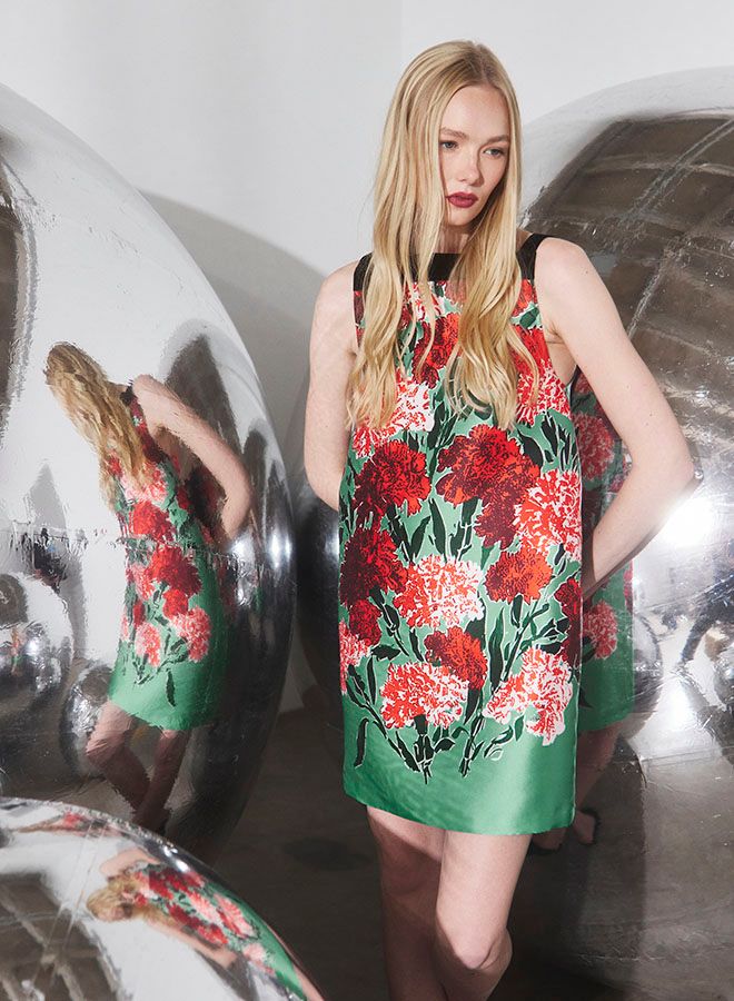 Hunter Bell Roarke Dress in Evergreen Conservatory