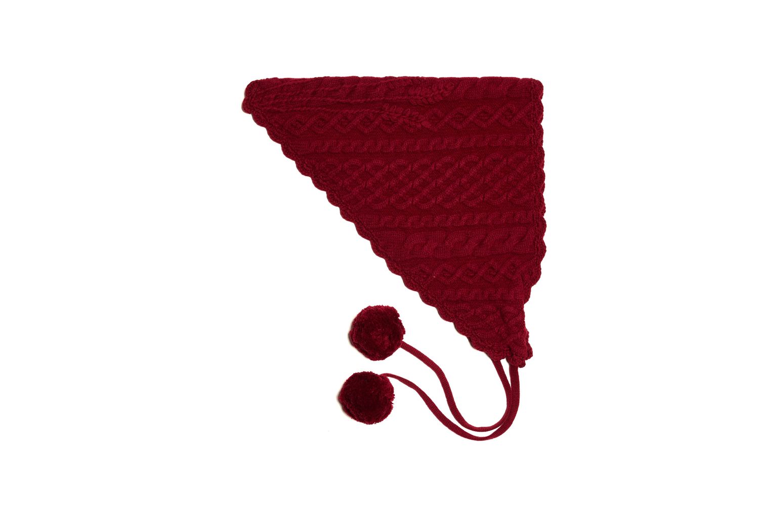 Lorna Murray Alpine Kerchief in Bordeaux