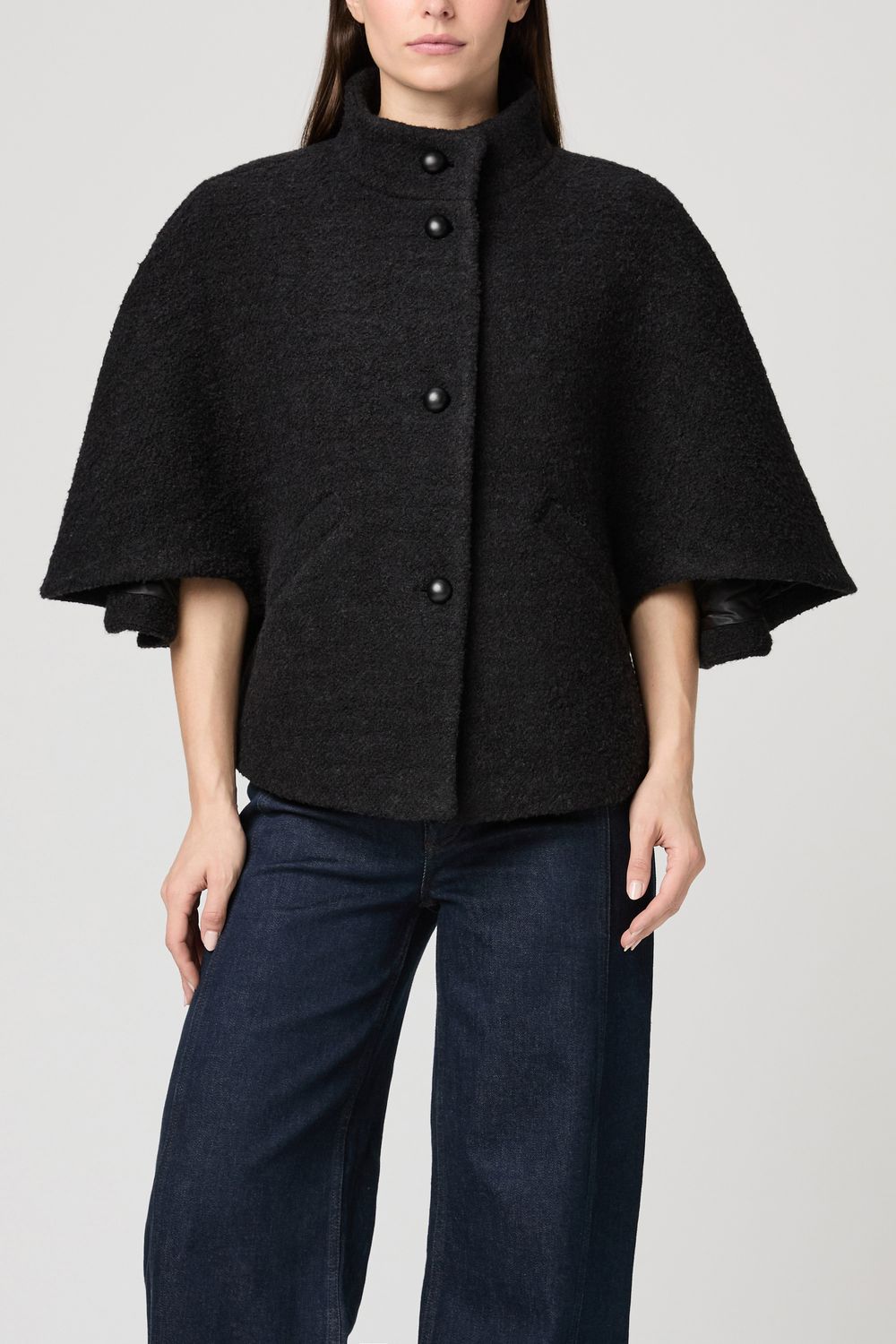 Paige Alberta Coat in Black