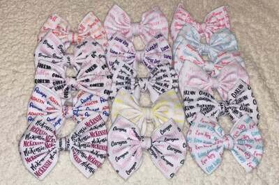 Personalize Name Bows