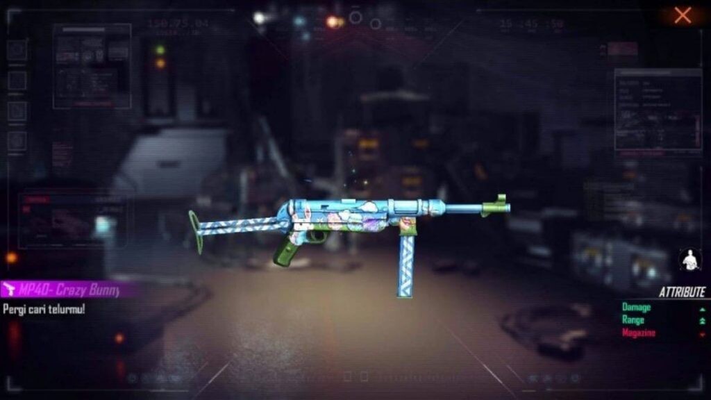 Crazy Bunny MP40 Weapon skin