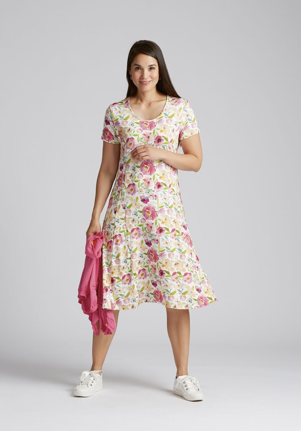 Yellow Label | Kleid Blumen Muster