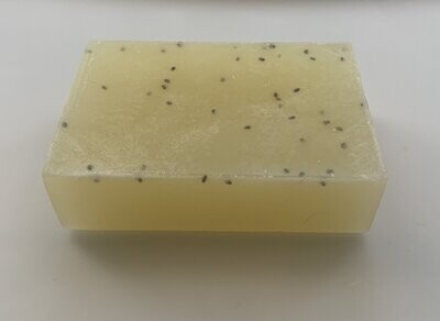 Lemon & chia seed soap