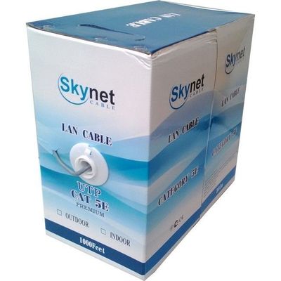 Кабель для компьютерных сетей Skynet UTP4-CAT5e (24 AWG) Light, медный, внутренний, серый