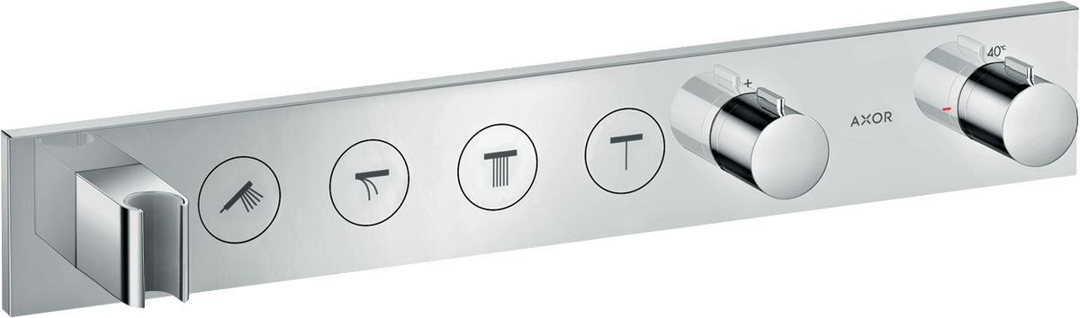 Module thermostatique encastré AXOR ShowerSolutions avec 4 fonctions