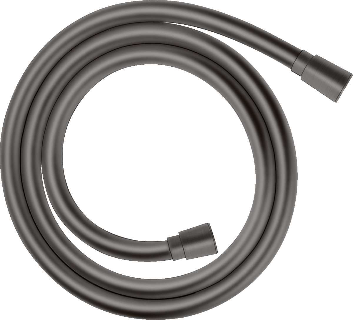 Flexible de WC Hansgrohe Isiflex 1,25 m en noir chromé brossé