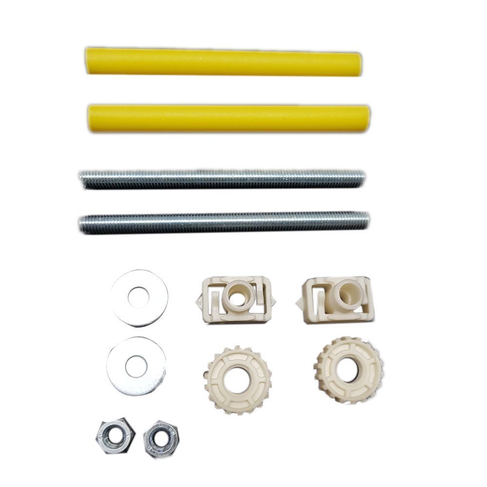 Set of threaded rods for Geberit urinals