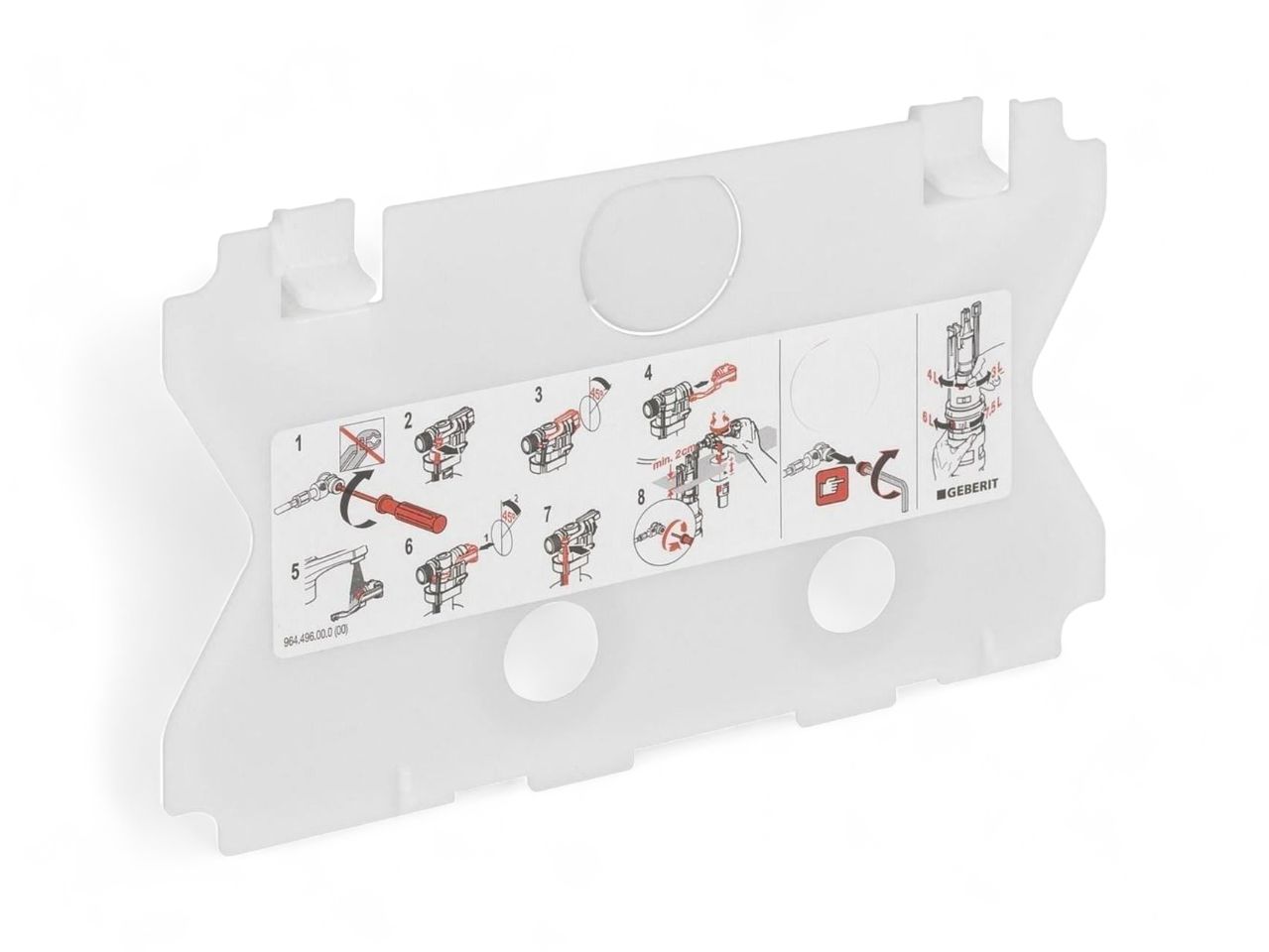 Geberit protection plate for Sigma 8 cm concealed cistern