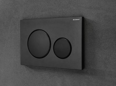 Plaques de déclenchement Geberit noires