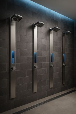 Robinetterie temporisée pour douche