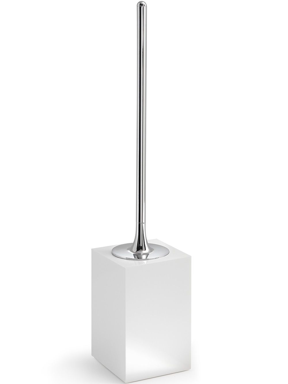Freestanding Toilet Brush Holder Sofia Glossy White