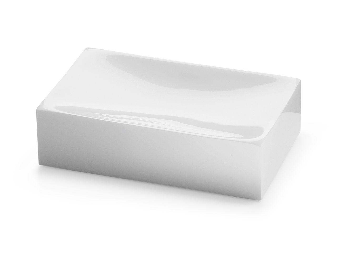 Sofia Glossy White Soap Dish