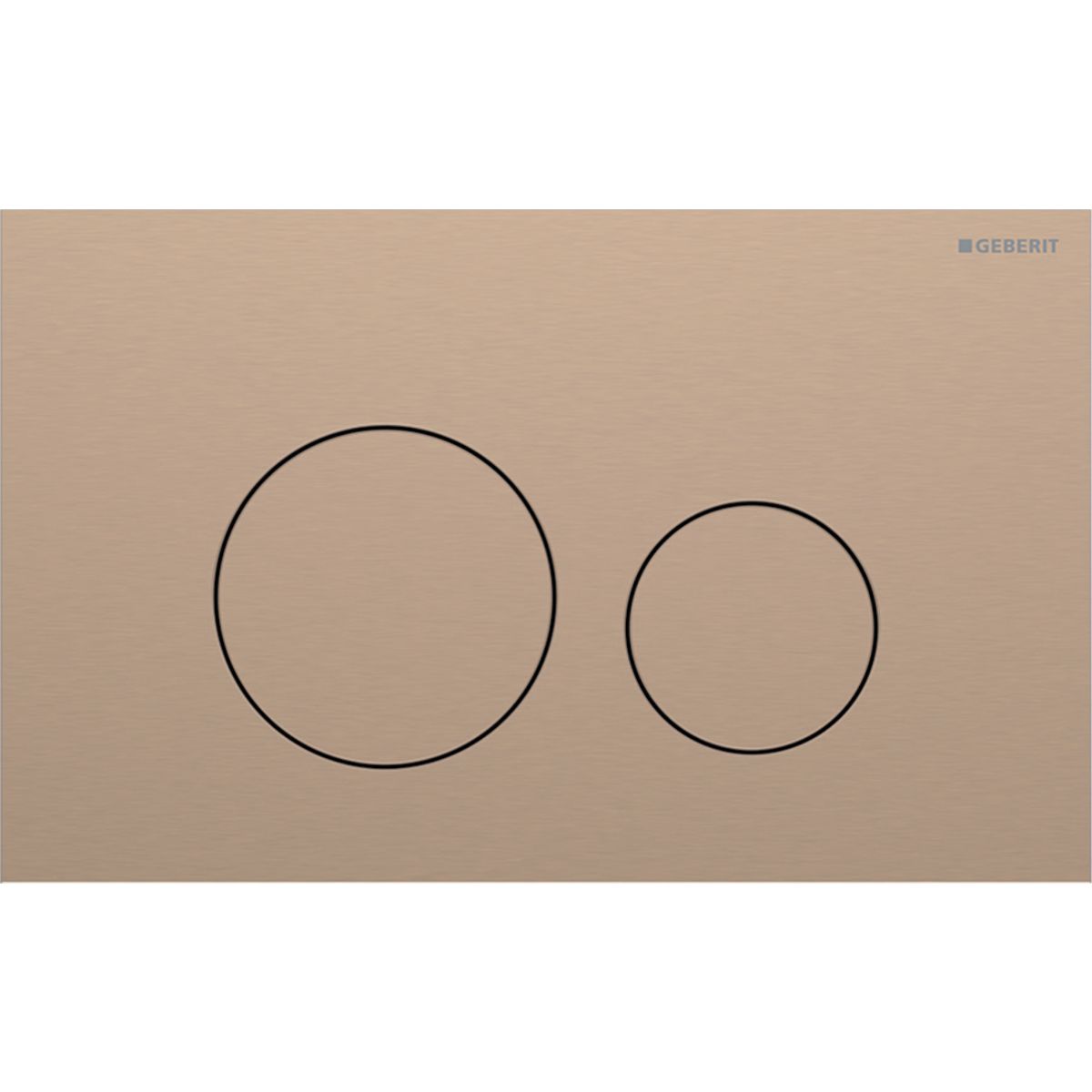 Geberit Sigma40 Flush Plate / Brushed Rose Gold