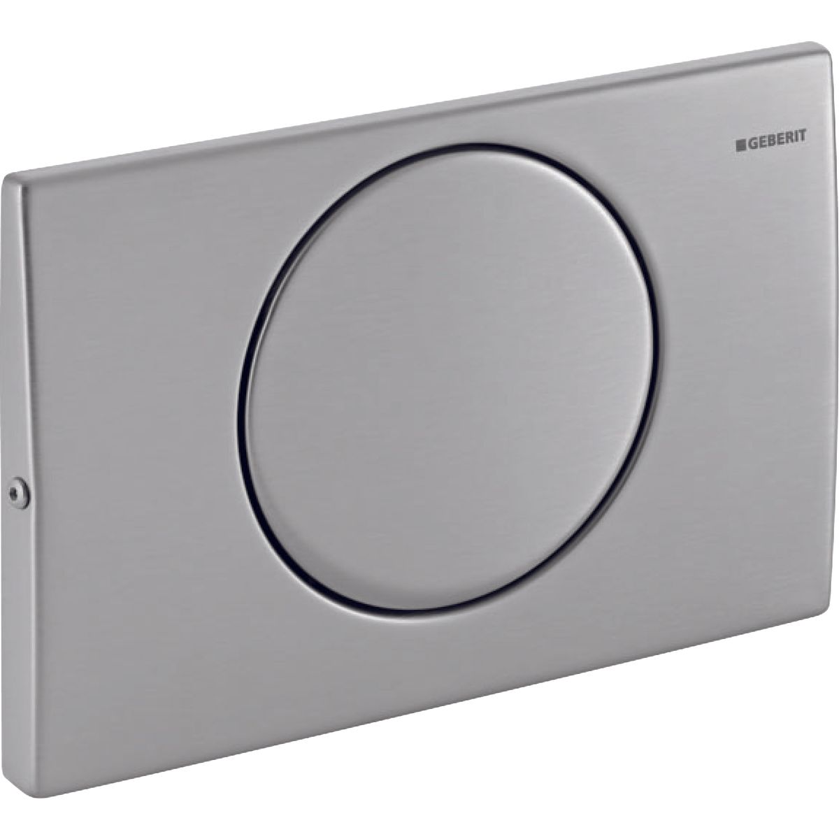 Geberit Mambo Vandal-Resistant Flush Plate with Screws / Brushed Stainless Steel