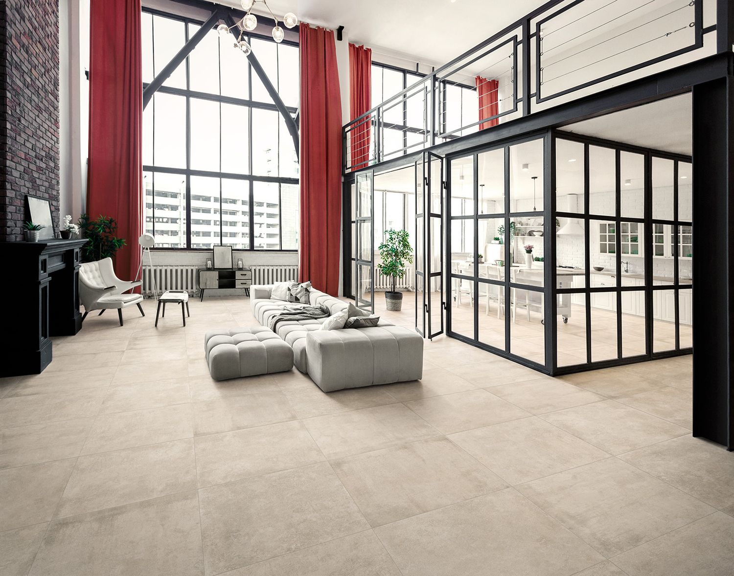 Grès cérame Tagina Apogeo white mat 60 x 120 cm, rectifié