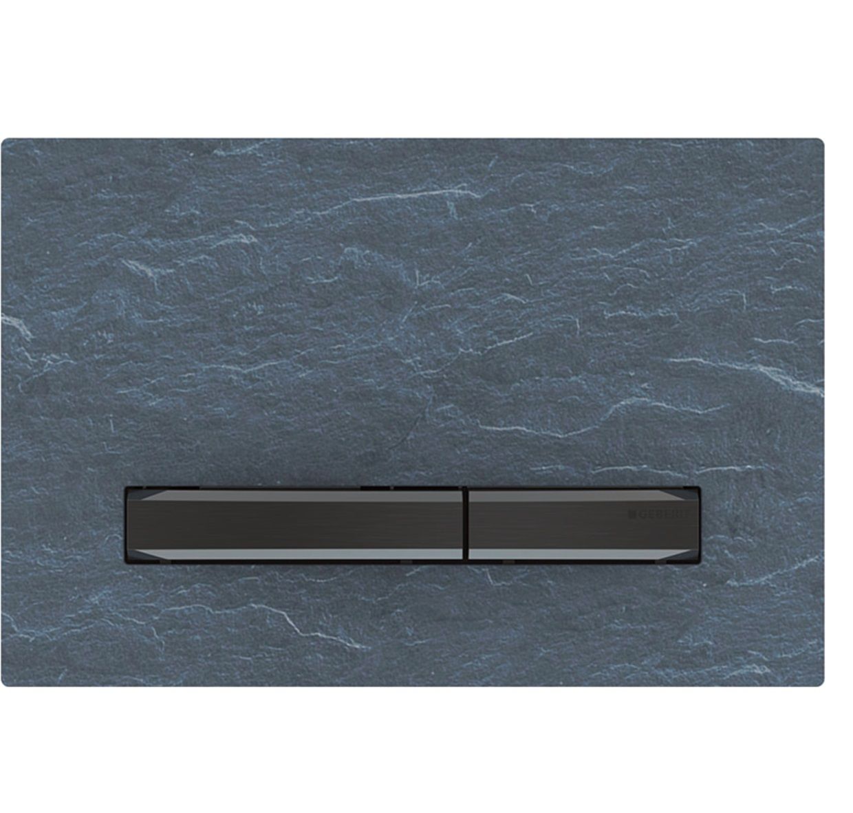 Geberit Sigma50 Trigger Plate / Mustang Slate - Black Chrome