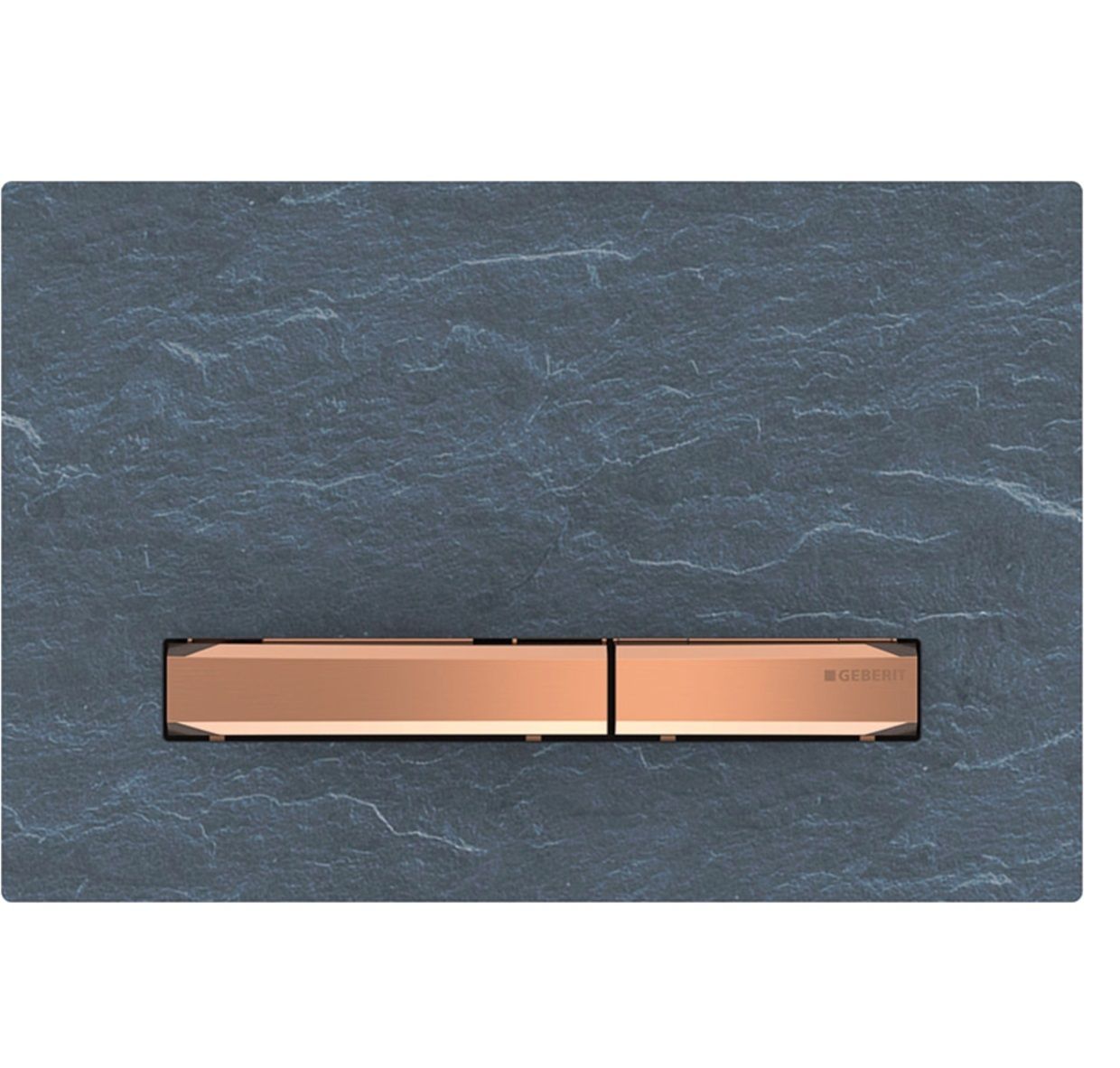 Geberit Sigma50 Flush Plate / Mustang Slate - Rose Gold