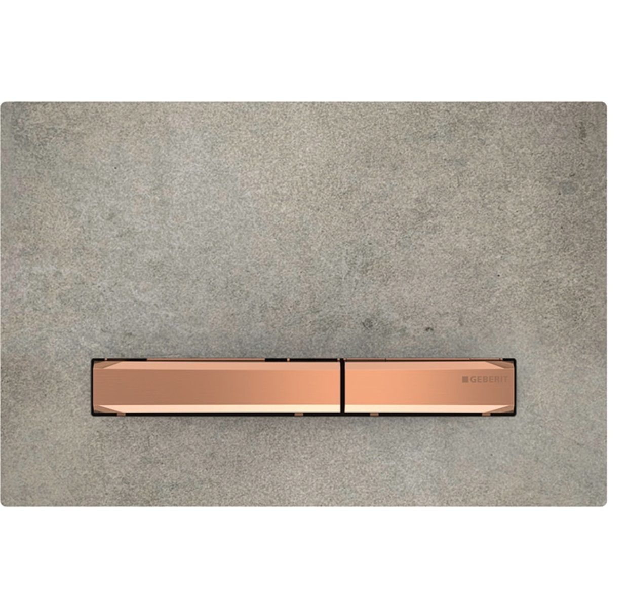 Geberit Sigma50 Flush Plate / Concrete Look - Red Gold