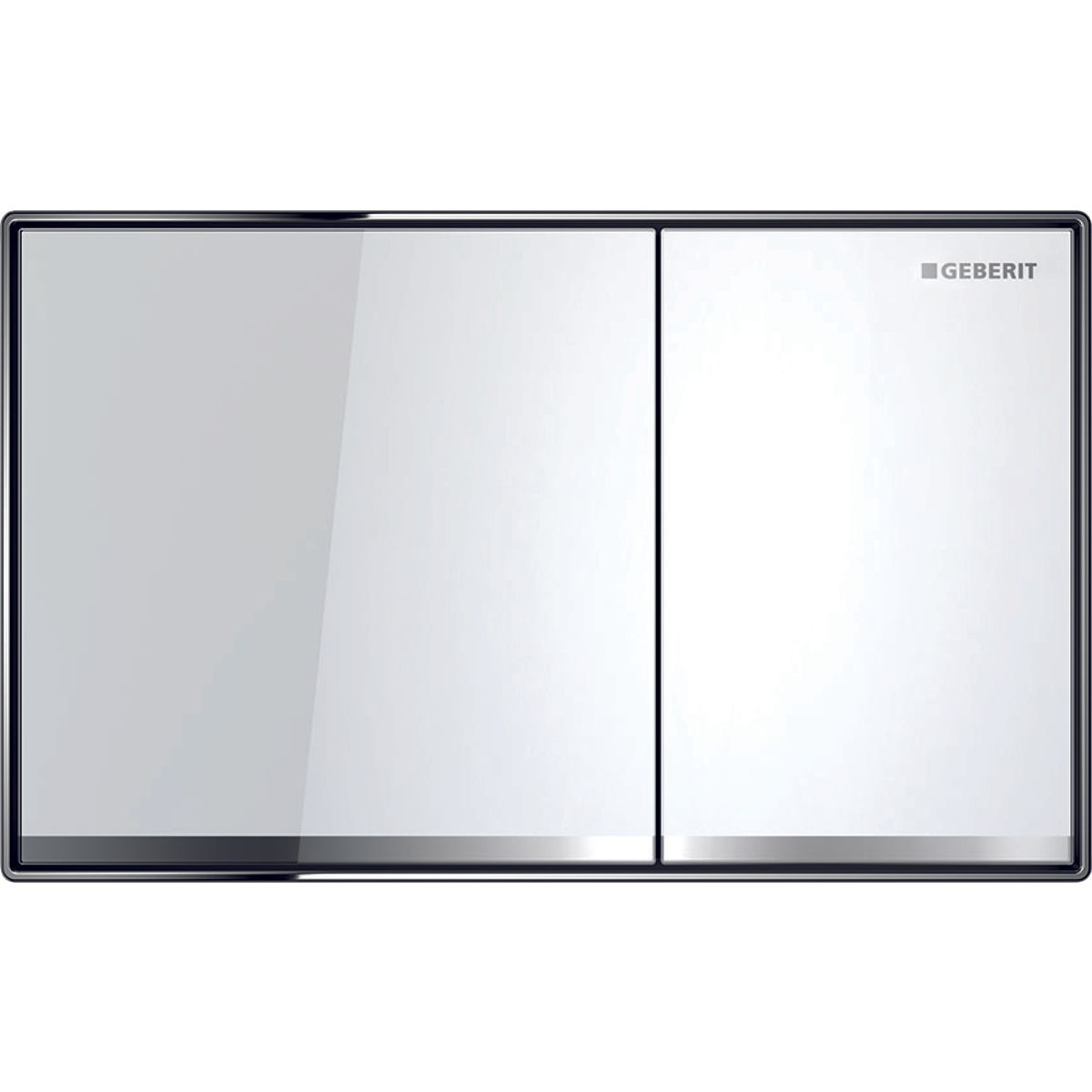 Geberit Sigma60 Flush Plate Wall-Flush / White Glass