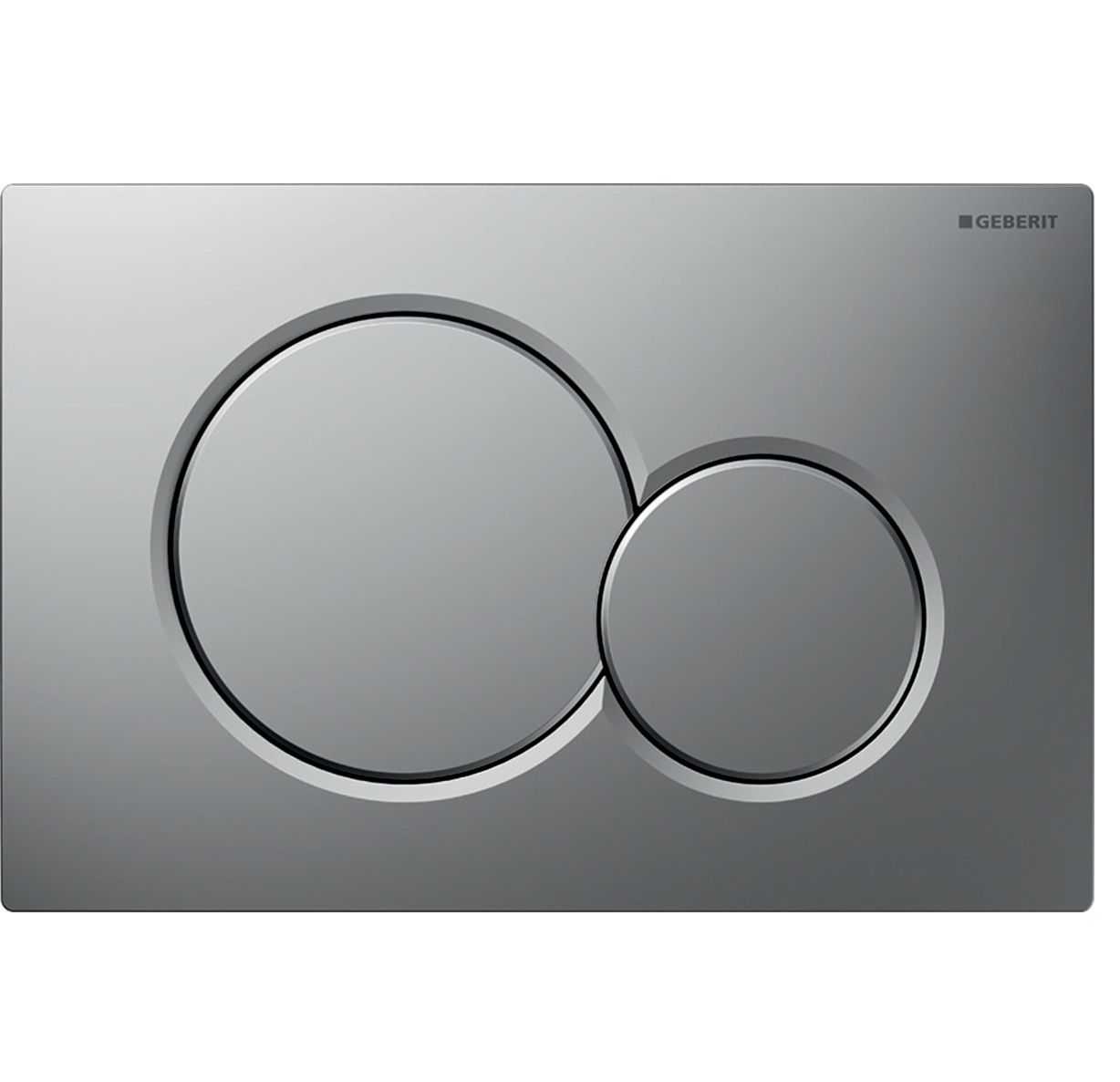 Geberit Sigma01 Flush Plate Round / Matt Chrome Lacquered