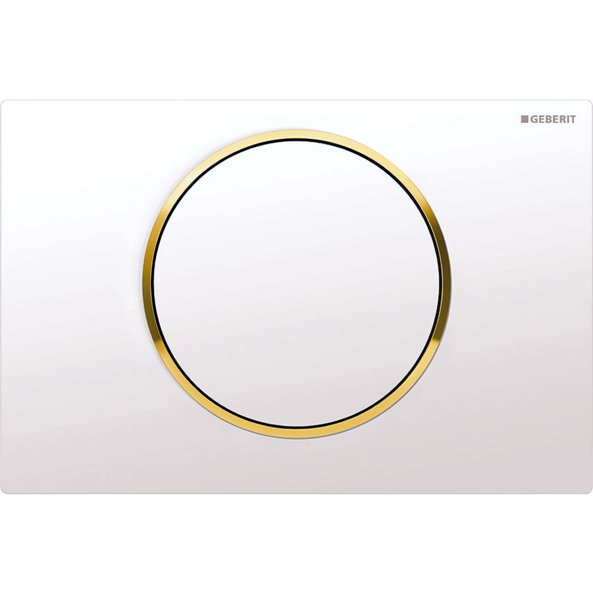 Geberit Sigma10 Actuation Plate / White Gold