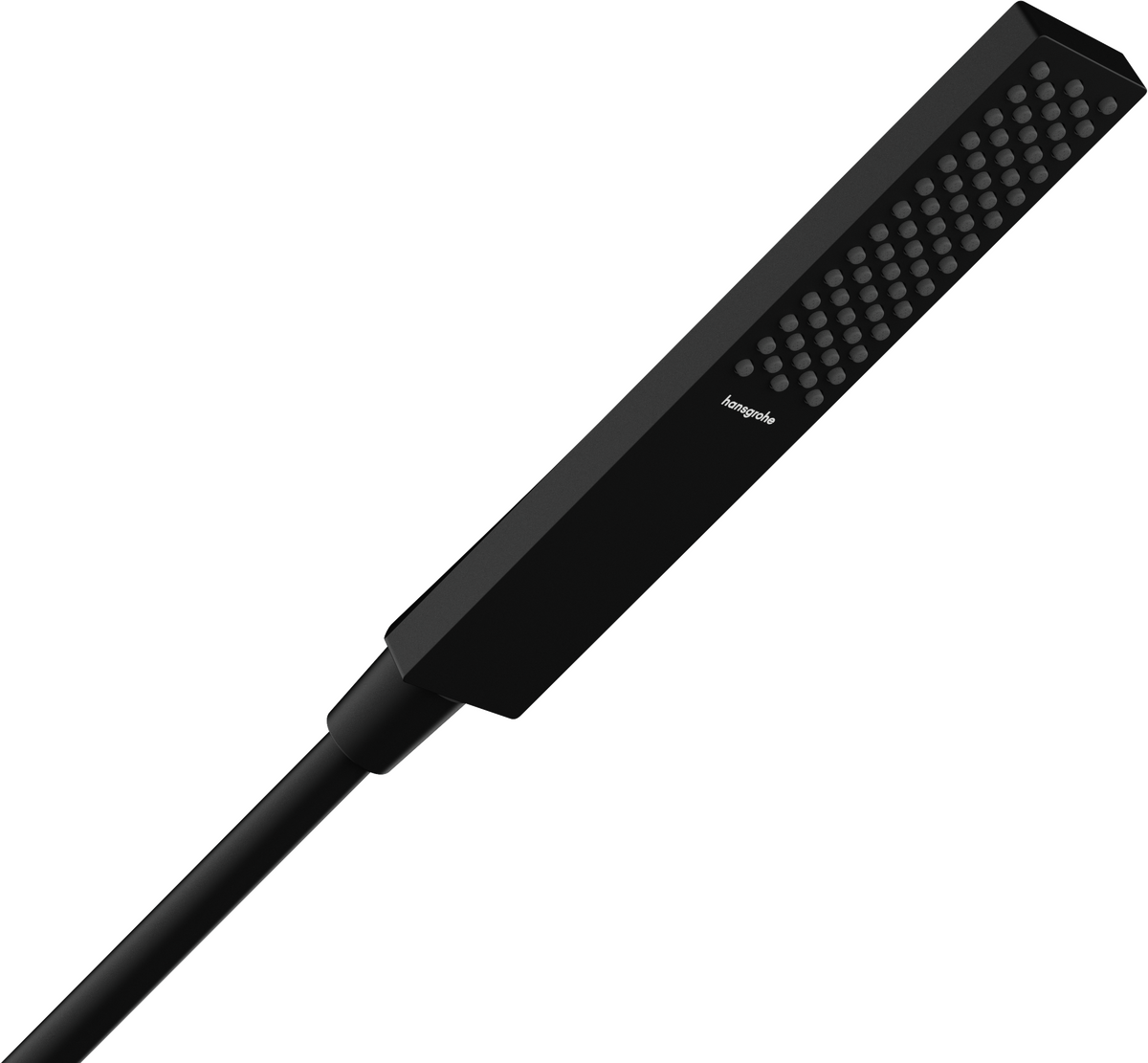 Douchette à main Hansgrohe Pulsify E 100 1 jet EcoSmart en noir mat