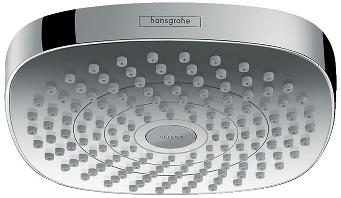 Douche de tête Hansgrohe Croma Select E 180 2 jets EcoSmart