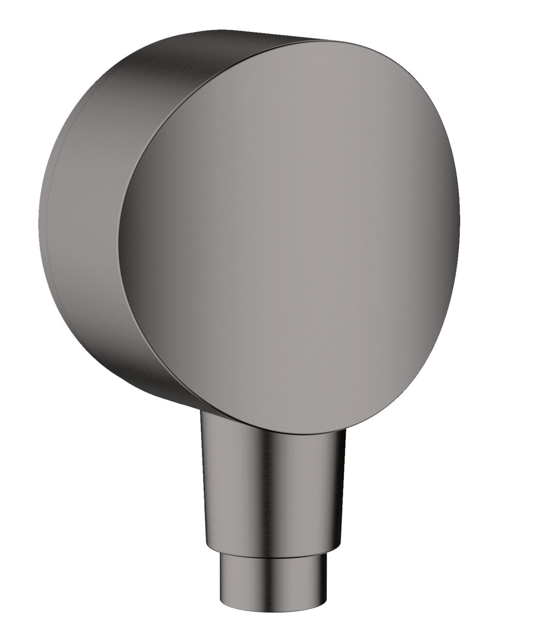 Coude de raccordement Hansgrohe FixFit S en noir chromé brossé