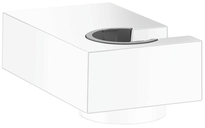 Support mural Hansgrohe Universel E pour douchette en blanc mat