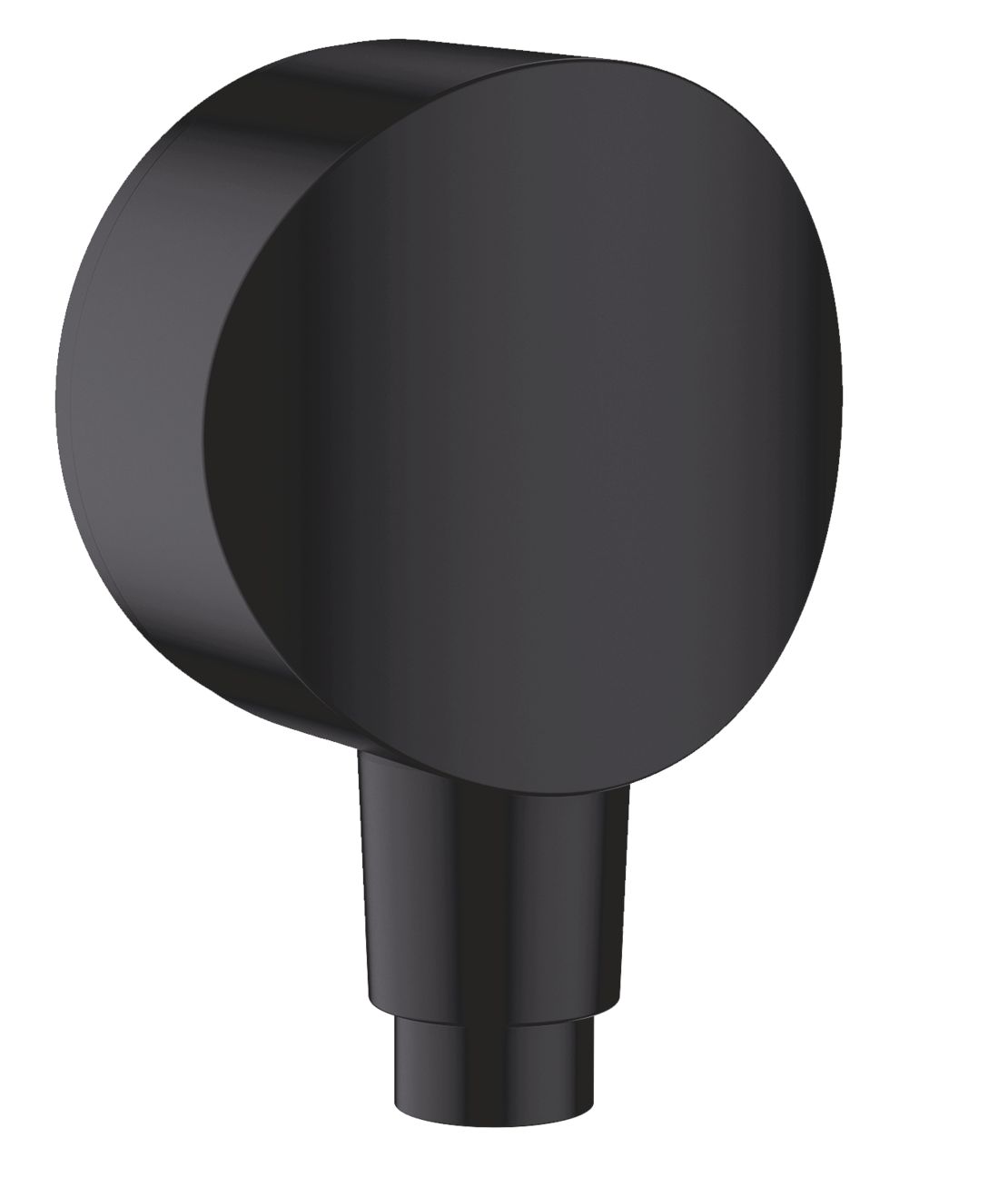 Coude de raccordement Hansgrohe FixFit S en noir mat