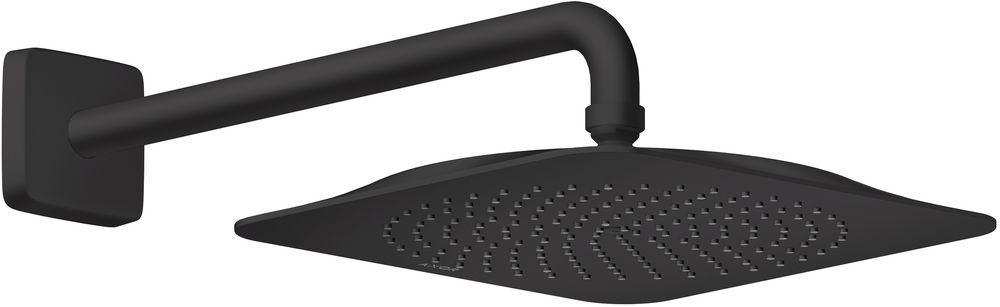 Douche de tête AXOR Citterio C 270 1 jet avec bras de douche 390 mm en noir mat