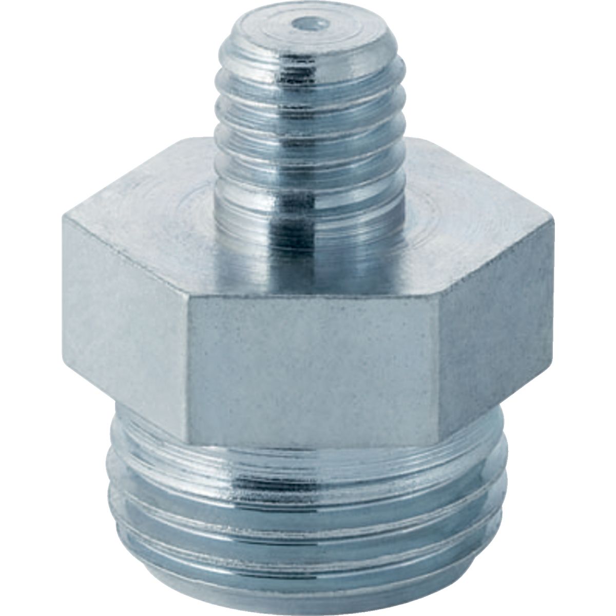 Mamelon double Geberit M10 / G 1/2&quot; : M=10mm, G=1/2&quot;