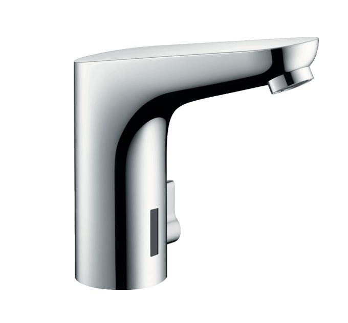 Hansgrohe Focus 130 Electronic Basin Mixer with Battery-Powered Temperature Control Lever