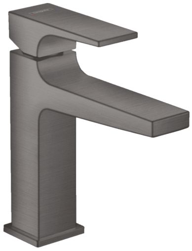 Hansgrohe Metropol 110 Basin Mixer in Brushed Black Chrome with Push-Open Waste