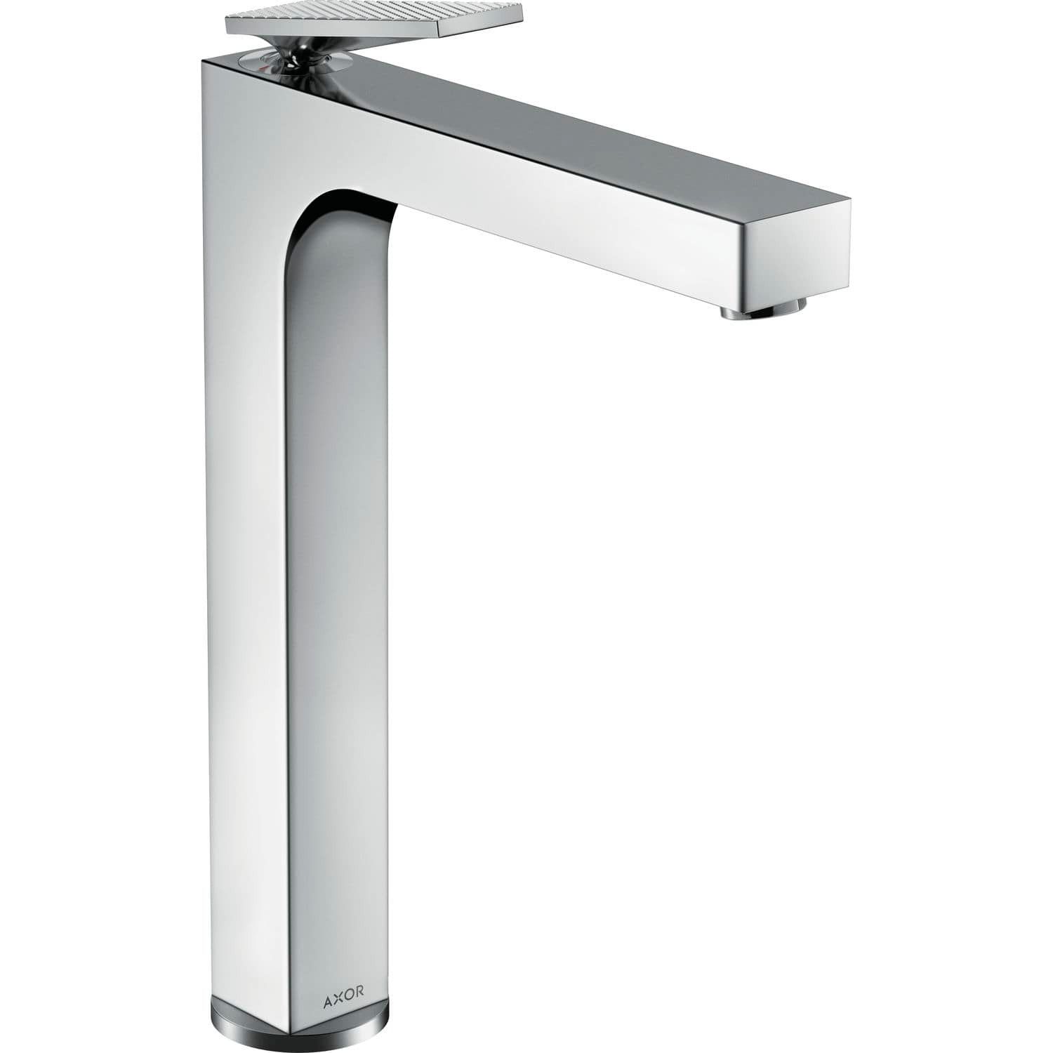 Mitigeur de lavabo AXOR Citterio 280 surélevé avec poignée manette et vidage coupe rhombique