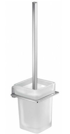 Atena Wall-Mounted Toilet Brush Holder with Nylon Brush
