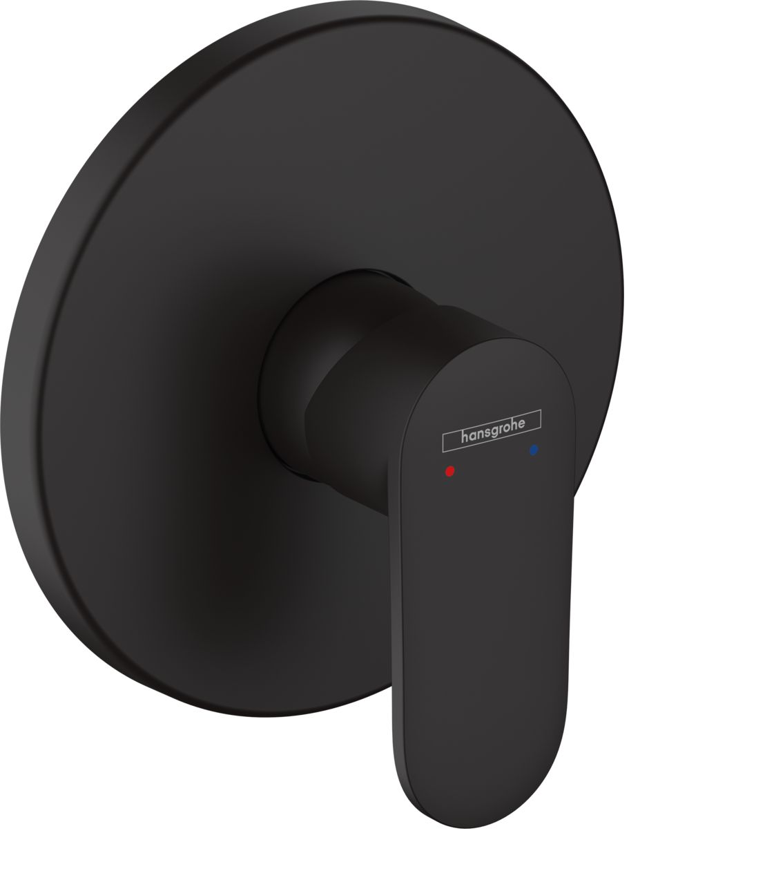 Set de finition pour mitigeur de douche encastré Hansgrohe Vernis Blend en noir mat