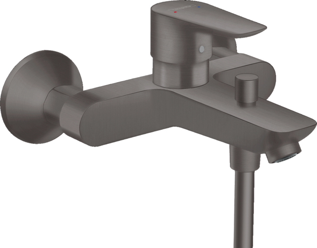 Hansgrohe Talis E Bath/Shower Mixer in Brushed Black Chrome