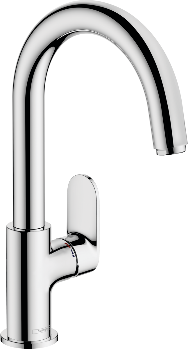 Mitigeur de lavabo Hansgrohe Vernis Blend 200 avec bec orientable et tirette et vidage