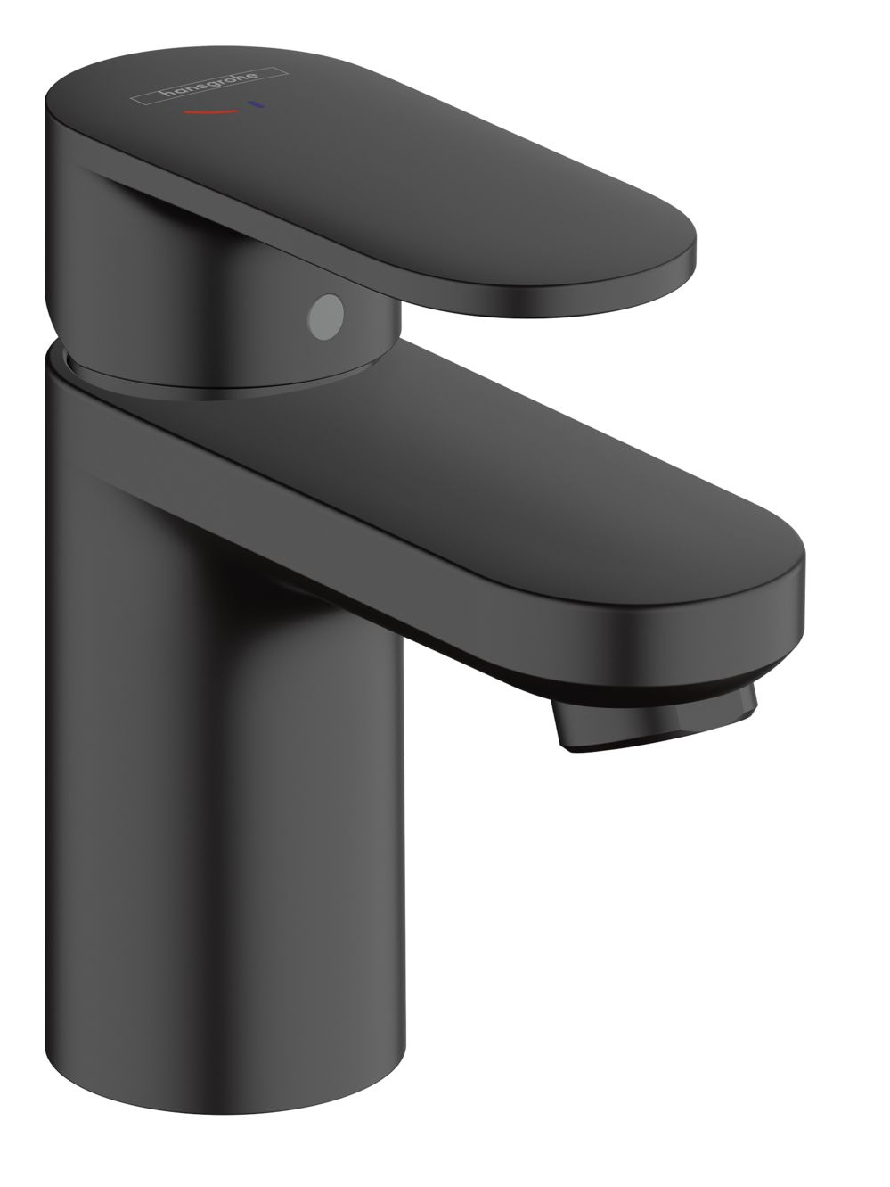 Mitigeur de lavabo Hansgrohe Vernis Blend 70 CoolStart avec tirette et vidage en noir mat