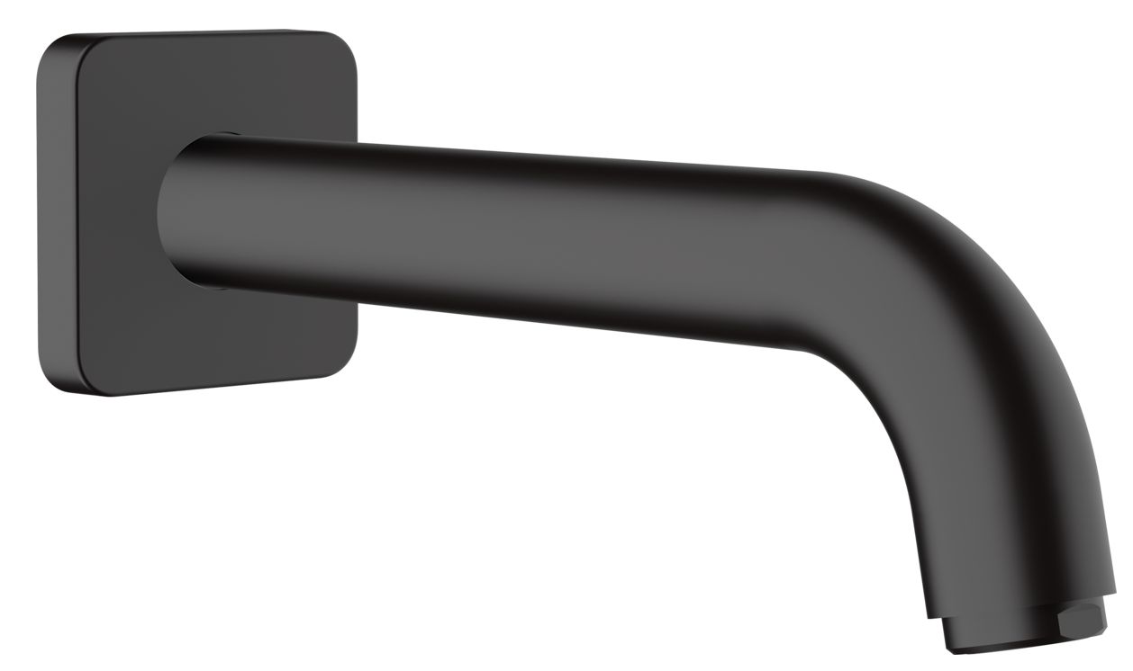 Bec déverseur Hansgrohe Vernis Shape en noir mat