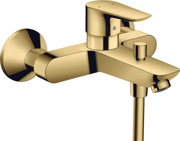 Mitigeur de bain / douche Hansgrohe Talis E en doré poli