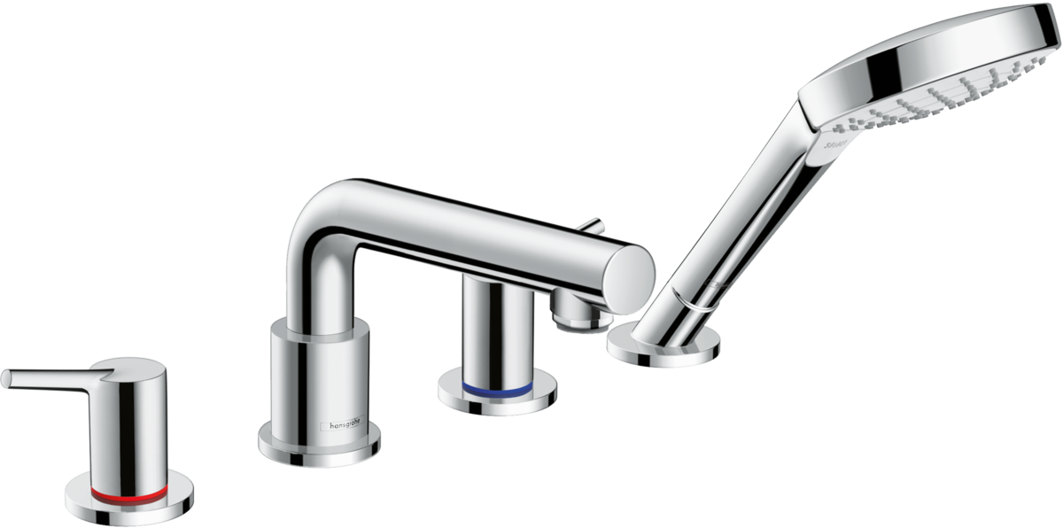 Mélangeur 4 trous pour montage sur bord de baignoire Hansgrohe  Talis S