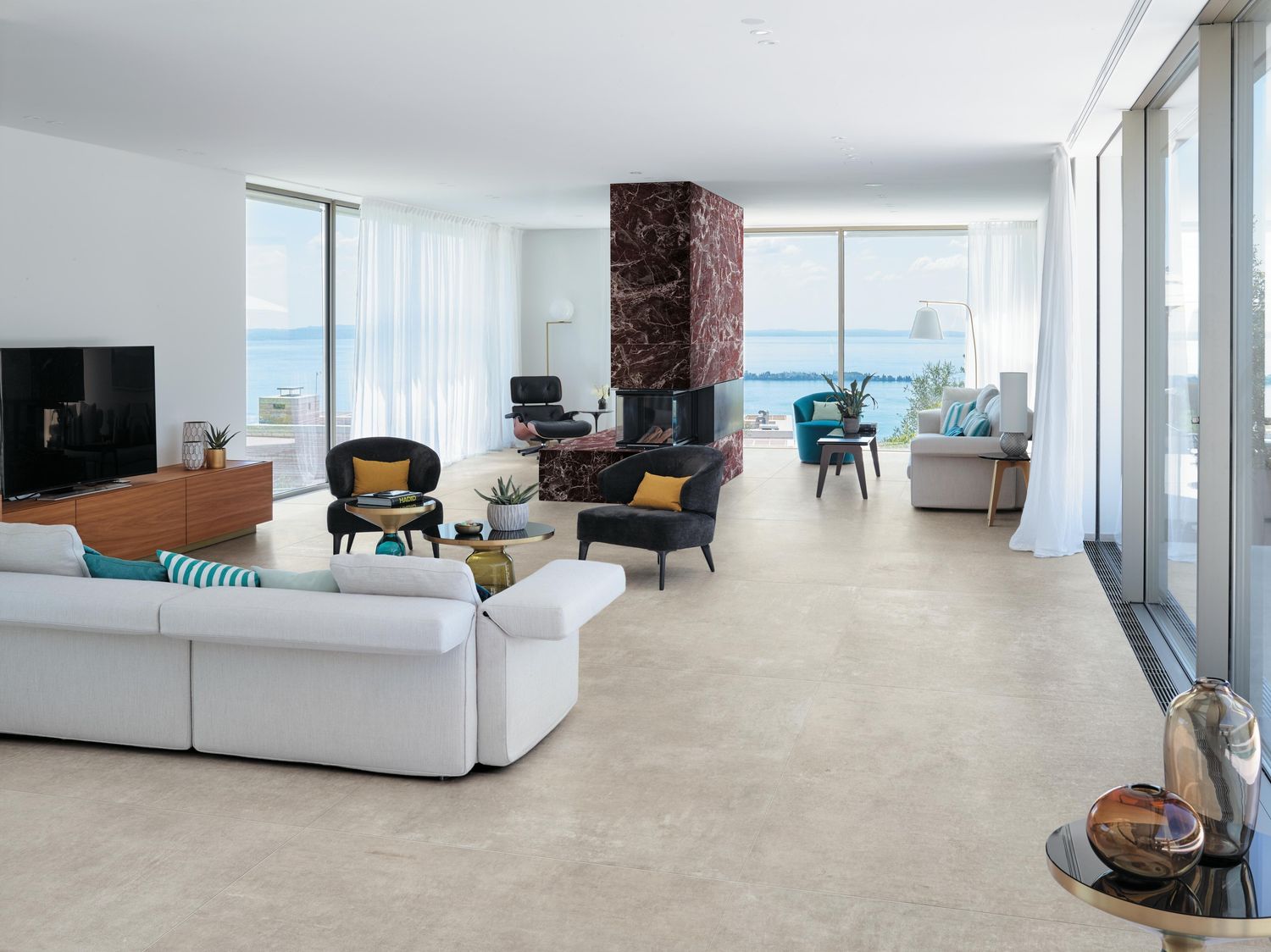Boost White Matte Porcelain Stoneware 120 x 278 cm - Atlas Concorde