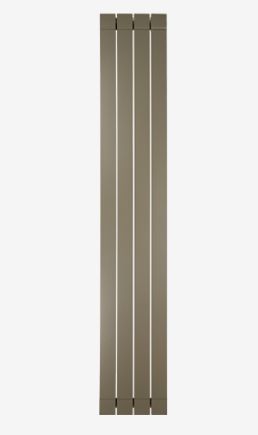 Elément de radiateur décoratif en aluminium moulé  Fondital GARDA S (entraxe 160 cm / épaisseur 9 cm) en bronze