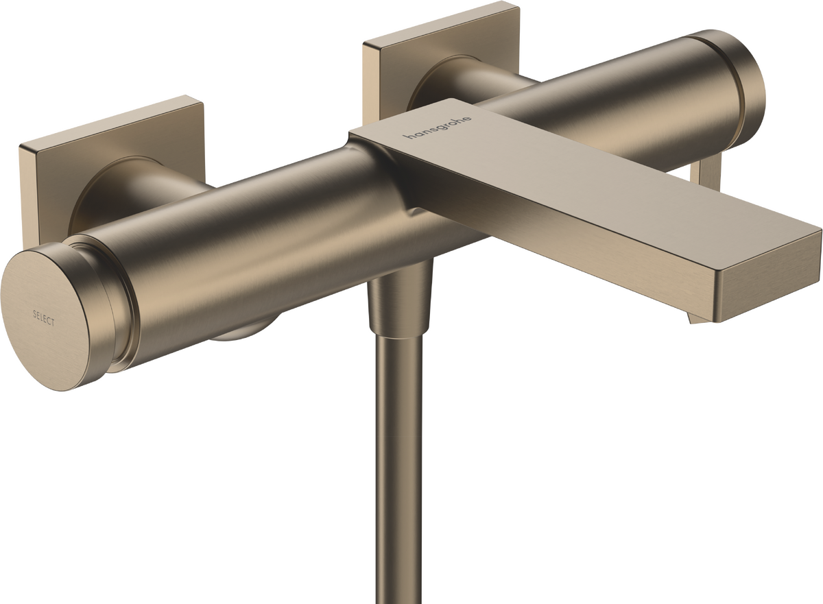 Mitigeur de bain / douche Hansgrohe Tecturis E en bronze brossé
